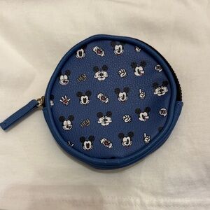 Disney Blue Mickey Mouse Coin Pouch